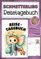 Vorschau - Bildkarten - Schmetterlingsklasse Reisetagebuch Klassentier Schmetterling - Deckblatt