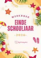 Voorbeeld - Werkboekje einde schooljaar – bovenbouw 🌴 - Voorblad