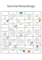 Vorschau - Interaktives Material - Sommerferien Ferienbingo - Seite 2