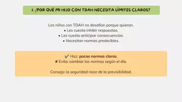 Vista previa - Unidades / Secuencias / Situaciones de Aprendizaje - Guía práctica para familias "TDAH" - página 1