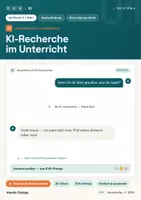 Vorschau - Unterrichtsreihen - KI im Unterricht – Lehrkräfte-Handbuch zum EVA-Prinzip (ab Klasse 4 & Sek I) - Deckblatt