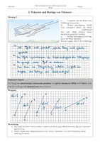 Vorschau - Stundenentwürfe - Oberstufe Mathe Vektoren und Beträge von Vektoren - Seite 1