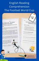 Vorschau - Arbeitsblätter - Football World Cup / Reading Comprehension / Klasse 7&8 - Deckblatt