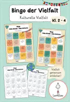 Vorschau - Arbeitsblätter - Kulturelle Vielfalt Bingo-Spiel - Deckblatt