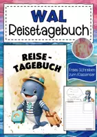 Vorschau - Arbeitsblätter - Walklasse Reisetagebuch Klassentier Wal - Deckblatt