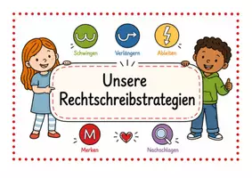 Vorschau - Poster - FRESCH Rechtschreibstrategien Poster - Seite 1