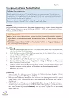 Vorschau - Arbeitsblätter - Manganometrische Tritration - Deckblatt