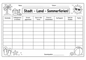 Vorschau - Spiele - Stadt – Land – Sommerferien! | Ferienedition für Schuljahresende & Schulstart - Seite 2