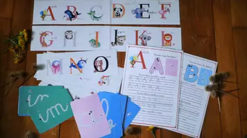Aperçu - Feuilles d'exercices - KIT LETTRES - Page de couverture