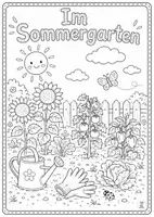 Vorschau - Mal- und Bastelvorlagen - Sommer Ausmalbilder – 3. Klasse - Seite 3