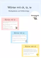 Vorschau - Spiele - Materialpaket Wörter mit ie (wachsend) - Seite 1