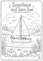 Vorschau - Mal- und Bastelvorlagen - Sommer Ausmalbilder – 4. Klasse ☀️🎨 - Seite 1