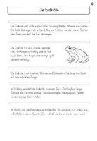 Vorschau - Arbeitsblätter - 3-fach differenzierte Lese-Arbeitsblätter "Die Erdkröte" - Seite 2