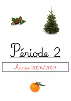Aperçu - Fiches - Pages de garde : 5 périodes (2026/2027) - Page 1