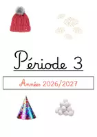 Aperçu - Fiches - Pages de garde : 5 périodes (2026/2027) - Page 2