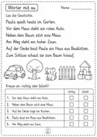 Vorschau - Arbeitsblätter - Richtig oder Falsch Buchstaben – 1. Klasse - Seite 3