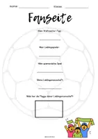 Vorschau - Arbeitsblätter - Kostenlos | Fußball WM 2026 Fanseite für die Grundschule ⚽️🏆 - Deckblatt