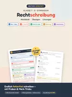 Vorschau - Arbeitsblätter - Jahrgangsstufentest Deutsch – Wachsendes Materialpaket | Gymnasium 8. Klasse Bayern | mit Lösungen 🌱 - Seite 1