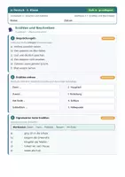 Vorschau - Arbeitsblätter - Deutsch 5 Mittelschule - Komplettpaket (alle Lernbereiche) - Seite 2