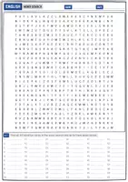 Vorschau - Stundenentwürfe - Word Search - Wichtige Verben / 60 Formen - Seite 1