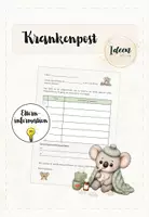 Vorschau - Arbeitsblätter - Koalaklasse Krankenpost - Deckblatt