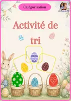Aperçu - Apprentissages en autonomie - Activité de catégorisation "Classer les oeufs" - Page de couverture