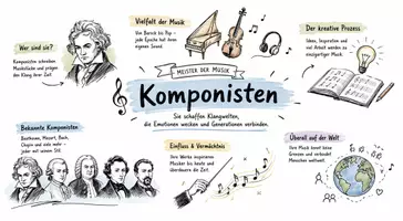 Vorschau - Arbeitsblätter - Arbeitsblatt "Komponisten" + Onlineübung & MP3 + Infografik - Seite 2