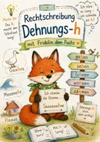 Vorschau - Arbeitsblätter - Dehnungs-h mit Fridolin dem Fuchs - Deckblatt