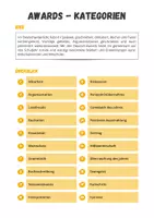 Vorschau - Arbeitsblätter - Deutsch-Awards: positiver Schuljahresabschluss im Deutschunterricht - Seite 1