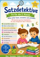 Vorschau - Arbeitsblätter - Deutsch- Fit für Klasse 2- Sätze lesen, verstehen und bilden - Deckblatt