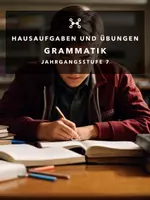 Vorschau - Unterrichtsreihen - Grammatik Jahrgangsstufe 7 - differenziert (Skript Angabe) - Deckblatt