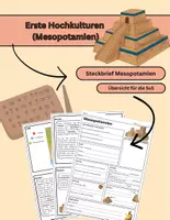 Vorschau - Arbeitsblätter - Steckbrief Mesopotamien - Deckblatt