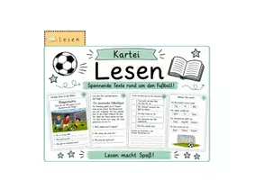 Vorschau - Arbeitsblätter - Freiarbeit Fußballkartei 1.-3. Klasse - Seite 1