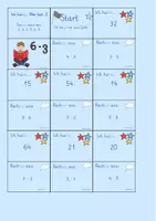 Vorschau - Spiele - Einmaleins Rechenspiel Reihen 2, 3 4, 5, 6, 8 (Ich habe... Wer hat...?) - Seite 2