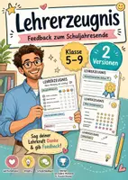 Vorschau - Anderer Materialtyp - Lehrerzeugnis Schuljahresende - Deckblatt
