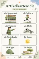 Vorschau - Arbeitsblätter - Fußball-WM DaZ / DaF Grundschule – Wortschatz, Bildkarten, Satzbau & Sprechen | Deutsch lernen mit Fußball - Seite 2