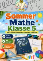 Vorschau - Arbeitsblätter - Mathe Klasse 5 | Ferienheft Sommer - Deckblatt