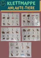 Vorschau - Fördermaterial/Inklusion - Klettmappe: Anlaute - Tiere - Deckblatt