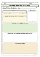 Vorschau - Arbeitsblätter - Das Leben von Adolf Hitler AB2 Steckbrief erstellen - Seite 3