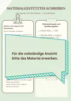 Vorschau - Merkblätter - Materialgestütztes Schreiben - Methodenhandout - Seite 1
