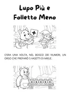 anteprima - Esercizi - Lupo Più e Folletto Meno - Pagina di copertina