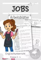 Vorschau - Arbeitsblätter - Jobs: Arbeitsblätter und Bildkarten | Englisch - Deckblatt