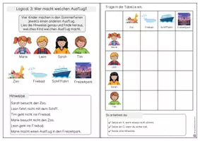 Vorschau - Arbeitsblätter - Logicals Sommerferien - Klasse 3/4 - Seite 3