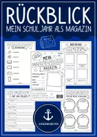 Vorschau - Stundenentwürfe - Schuljahresmagazin: Mein Schuljahr als Zeitschrift: Rückblick zum Schuljahresende - Deckblatt
