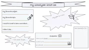 Vorschau - Arbeitsblätter - My Schoolyear 2026 - Seite 1
