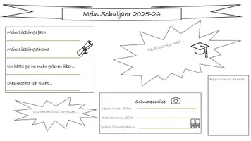 Vorschau - Arbeitsblätter - My Schoolyear 2026 - Seite 2