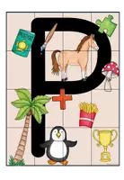 Vorschau - Stationenlernen - Buchstabeneinführung Pp - Buchstabenpuzzle - Seite 3
