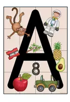 Vorschau - Stationenlernen - Buchstabeneinführung Aa - Buchstabenpuzzle - Seite 3