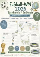 Vorschau - Arbeitsblätter - Fußball-WM 2026 Grundschule Mega Bundle – Deutsch, Mathe, Englisch, Sachkunde & DaZ/DaF - Seite 1