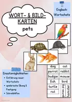 Vorschau - Arbeitsblätter - Mini Materialpaket Pets - Seite 1